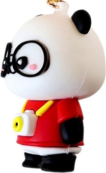 Julenøglering med Panda Motiv. Perfekt Tilbehør til Vintersæsonen