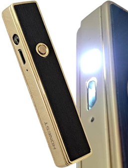 Elegant og vindtæt. Den god lighter USB, du aldrig vil undvære