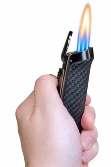 Bedste cigar lighter. Stormlighter med tredobbelt flamme, cigar punch