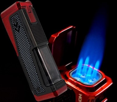 Rød luksus cigar Jet lighter. Den ultimative gave til cigar entusiast