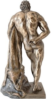 Monumental Herkules figur. Styrke, kunst og luksus til dit hjem