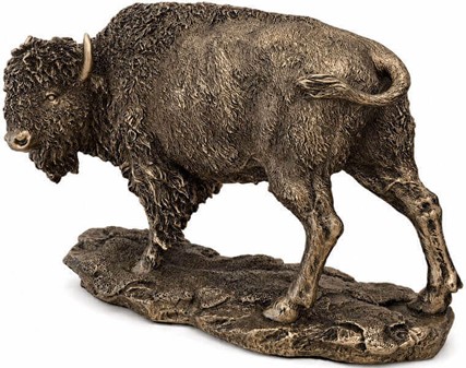 Unik Europæisk Bison Bronzefigur: Den perfekte gave til chefen