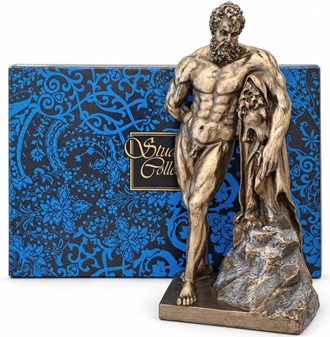Monumental Herkules figur. Styrke, kunst og luksus til dit hjem