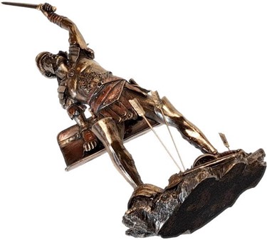 Spartacus bronze figur. Gør din hylde episk (uden at kæmpe selv)