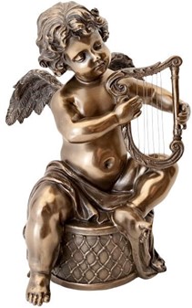 SMUK ENGEL. Smuk og billig bronze figur. Julegaveideer til hende