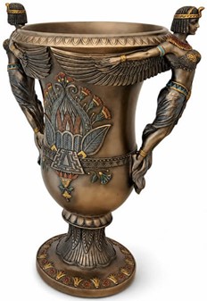 En egyptisk vase fra Veronese. To gudinder og et strejf af evighed!