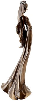 Bedste Bryllupsgave. Tidløs elegance - eksklusiv bronze brudefigur