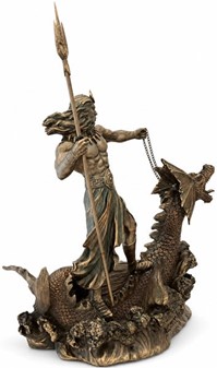 POSEIDON. Figur som gave til manden som har alt og gave til hjem