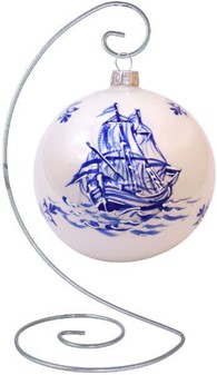 Julepynt. Metal stativ til julekugle med en diameter på 12 til 15 cm