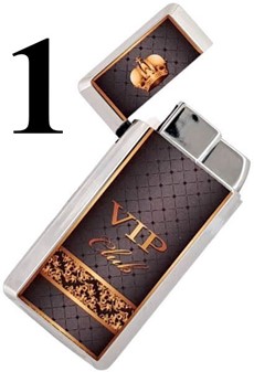Luksuriøs Metal Lighter til VIP: Vælg Mellem Tre Elegante Mønstre