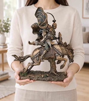 Luksuriøs Figur til Kontor. Zhao Yun kinesisk generel. Gave til chefen