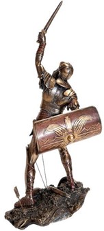 Spartacus bronze figur. Gør din hylde episk (uden at kæmpe selv)