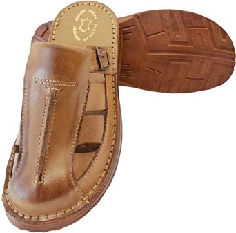 HERRE SANDALER. Moderne, billige sandaler ægte læder med en gummisål