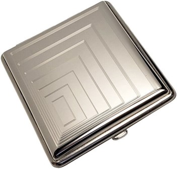 CIGARETETUI TIL LANGE CIGARETTER. Køb stor metal cigaret etui online
