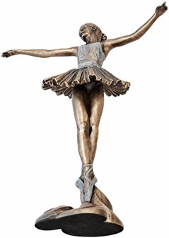 BALLETDANSER FIGUR. Enestående ballerina figur til en gave