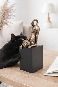 Eksklusiv Kat Figur. Perfekt Gave til Katteelskere og Bedstemor