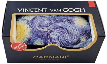 HÅRDT BRILLEETUI. Unik etui med Stjernenatten af Vincent van Gogh