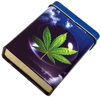 ETUI TIL HJEMMERULLET CIGARETTER. 4 stk. metal etui til cigaretpakke