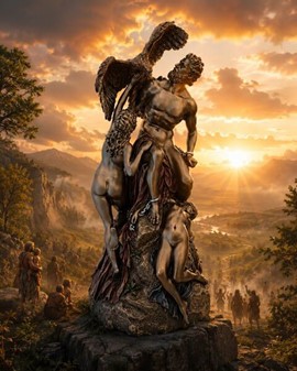 Prometheus Figur. Stjæl ilden (og opmærksomheden) med denne statue!