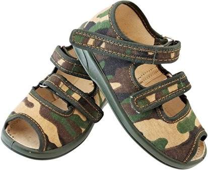 Perfekte Børnesandaler i Khaki. Komfort, Holdbarhed og Stilsikret Leg
