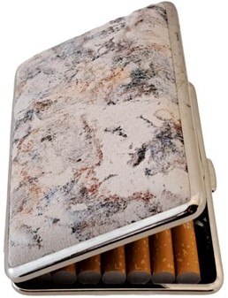 BILLIG JULEGAVE TIL HENDE. Skønhed cigaretetui lavet af ægte læder