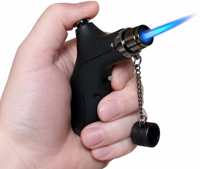 Lille bord lighter. Kraftig jetflamme til grill og stearinlys