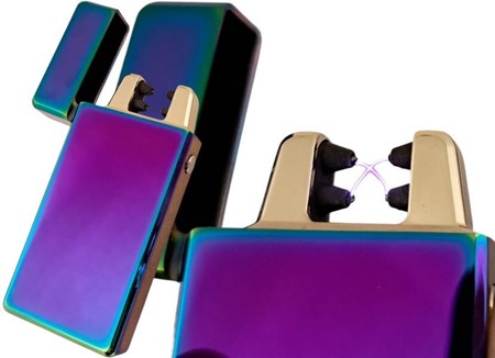 Futuristisk kvalitets lighter USB med plasma og regnbue glød
