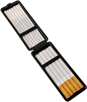 CIGARETETUI TIL LANGE CIGARETTER. Til standard eller SLIM cigaretter