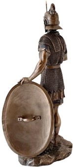 Romersk Legionær Figur i Bronze. Perfekt Gave til Ham og Kontor Pynt