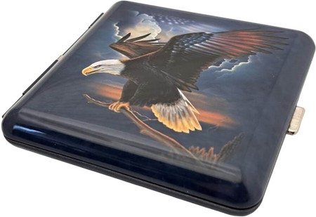 Cigaret etui - Ørnens Styrke – Elegant Metal Etui til 20 Cigaretter