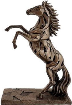 Imponerende Hestefigur med Lys. Den ultimative gave til ryttere