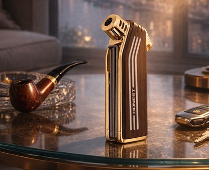Premium Pibe Lighter med værktøj. Perfekt gave til piberygeren