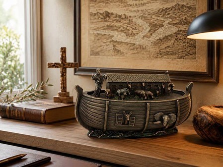 Noahs Ark Figur: Magisk Smykkeopbevaring og Julegaveidé med mening