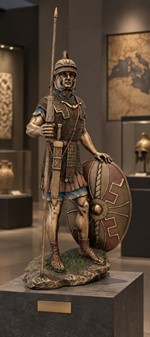 Romersk Legionær Figur i Bronze. Perfekt Gave til Ham og Kontor Pynt