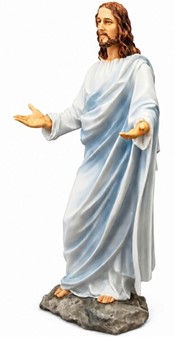 Skab Ro: Jesus Kristus figur med Sjæl. Kunstværk fyldt med Fred og Håb