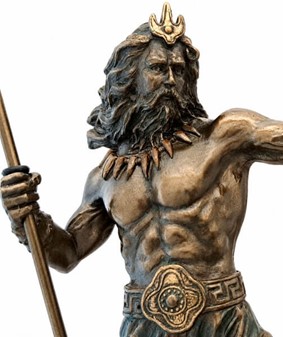 POSEIDON. Figur som gave til manden som har alt og gave til hjem