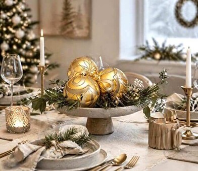 Unik julepynt. Polske håndlavet guld blank julekugler med dekoration