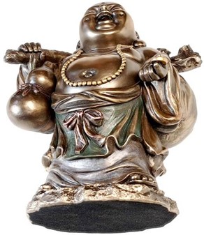 Smilende Buddha figur: Din Daglig Dosis af Lykke og Held