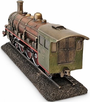 Steampunk Damplokomotiv Figur – En nostalgisk rejse i miniature!