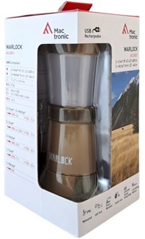 GENOPLADELIG CAMPINGLAMPE. Avanceret lysstyring og lang driftstid