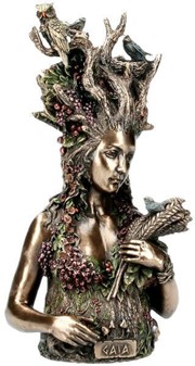GAIA. Perfekt og fascinerende figur af "Moder Natur", gave til mor
