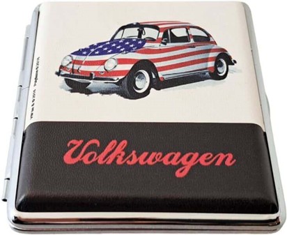 VW Cigaretetui til 20 stk. Ikonisk Bus og Beetle Design