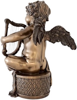SMUK ENGEL. Smuk og billig bronze figur. Julegaveideer til hende