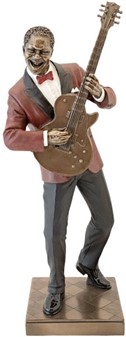 Gave til musikelsker. Eksklusiv Jazz Guitarist Figur med Attitude!