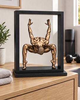 Sportsfigur i Bronze. Eksklusiv gymnastik figur og ultimativ gave
