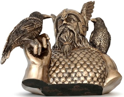 Odin Skulptur til Hjemmet. Odin Buste der styrer din stue!