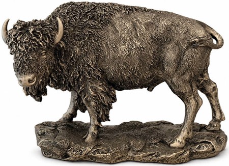 Unik Europæisk Bison Bronzefigur: Den perfekte gave til chefen