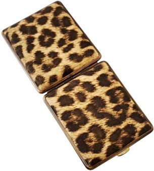 Diskret Elegance som Gave: Leopard Cigaret Etui i Kunstlæder