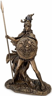 Athene Figur. Græsk Krigerkvinde. Den perfekte gave til stærke kvinder