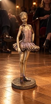 GAVE TIL EN BALLERINA. Attraktiv ballerina figur til stue dekoration